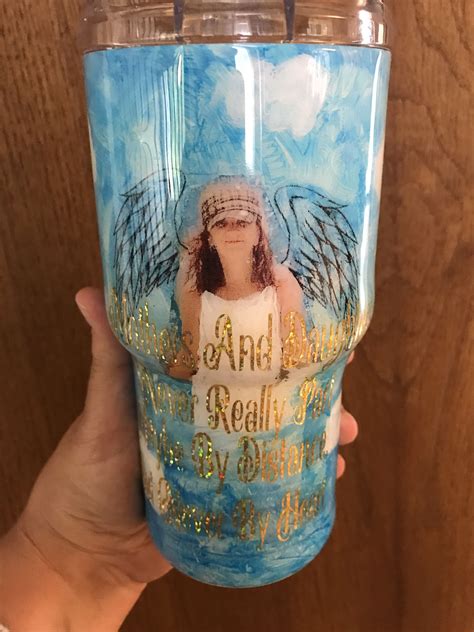 Personalized Stainless Steel Tumbler makes a great, unique gift for any occasion. . Memorial tumbler ideas